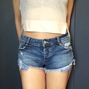 ZARA denim shorts